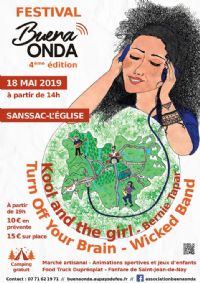 Festival Buena Onda 4. Du 18 au 19 mai 2019 à Sanssac L'église. Haute-Loire.  13H00